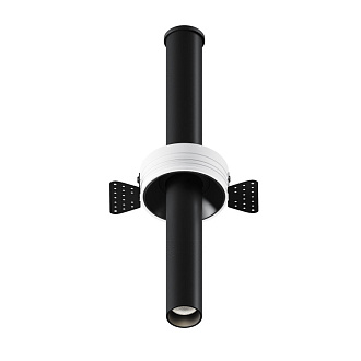 Встраиваемый светильник 3*3*31,6 см, LED, 7W, 4000К, Maytoni Technical Focus T C140TRS-L300-7W4K-B черный, вр 8 см
