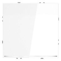 Выключатель встраиваемый Voltum S70 одноклавишный с подсветкой 10А, белый  пластик  VLS010201