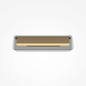 Бра 11*30*8,2 см, 6W, 3000K Maytoni Modern Flat MOD296WL-L6BS3K черный и латунь