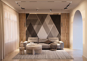 Светильник на шине 41 см, 18W, 3000-6000К Denkirs DK8004-BK черный