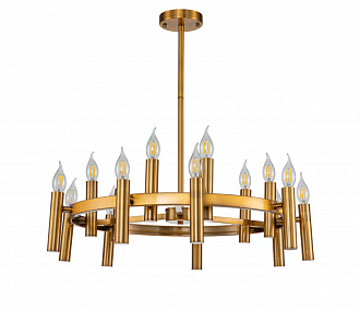 Люстра на штанге 70*70*30/95 см, 15*E14 60W Бронза Stilfort Leonardo 2156/05/15P