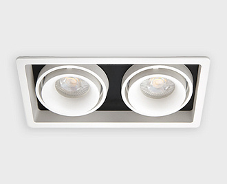 Встраиваемый светильник Italline DE-312 white, белый, вр 19,5*10 см