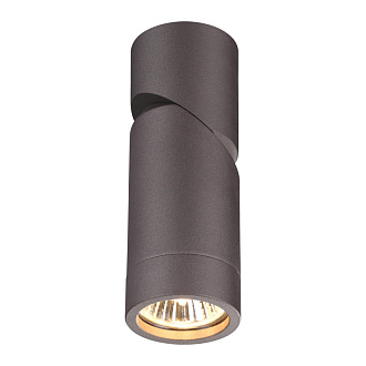 Светильник 12,5*5,6 см, GU10 50W, Novotech Elite 370590 титановый