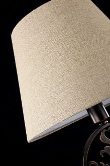 Интерьерная настольная лампа Maytoni Rustika H899-22-R, диаметр 35 см, коричневый