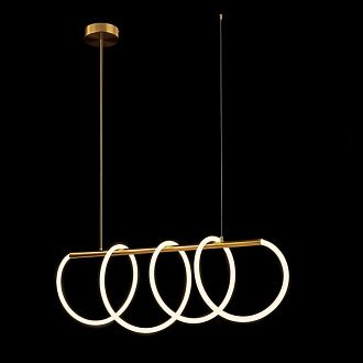 Подвесной светильник 110 см, 40W, 3000K, Loft IT Thread 10388P/A Brass, бронза