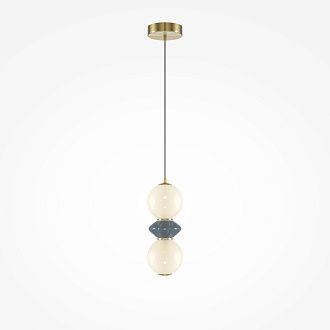 Подвесной светильник Maytoni 12*47-337 см, *LED*10W, 3000K, Maytoni Brosche MOD362PL-L10GR3K, Латунь