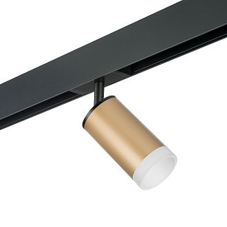 Комплект со светильником Rullo для трека PRO 1,5*6 см, 1*GU10*7W, Черный Lightstar Rullo PRO44030
