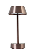 Настольная лампа 13 см, 1*6W, 3000К, Crystal Lux SANTA LG1 COFFEE Кофейный