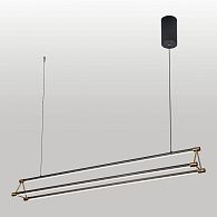 Линейно-подвесной светильник *105*35-150 см, 1*LED*40W, 4000K, Lussole Hidalgo LSP-7439, черный