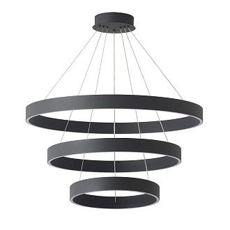 Люстра *40*5-155 см, *LED*158W, 3000-6000K, Crystal Lux Tron TRON SP158W LED BLACK, Черный
