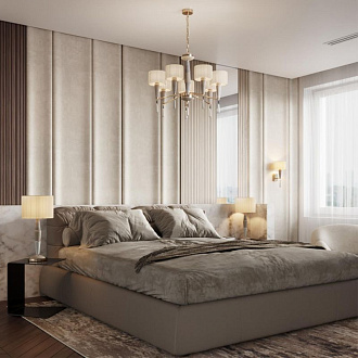 Светильник 38 см, Odeon Light Latte 5403/1W, бронза