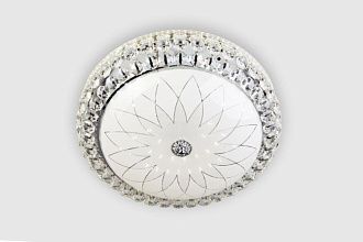 Потолочный светильник 40 см, 48W, 3300-5000K, LED4U 1113/400 CR, хром