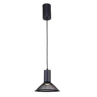 Подвес 18*35-150 см, 1*LED, 6W, 3000K, F-Promo Metrics 4623-1P, черный матовый