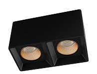 Светильник 19*10 см, MR16(G5,3) 10W, Denkirs DK3085-BK+BR черный