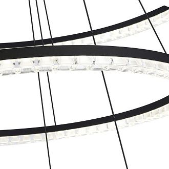 Подвесной светильник *85*-150 см, *LED, 130W, 4000K, ST-Luce Euclidics SL1018.403.03, черный