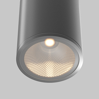 Светильник 9 см, 7W, 3000K, Maytoni Bar O306CL-L7GF, графит, IP65