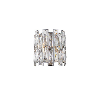 Бра 230*230, 2*E14, 40W NewRgy Cristallo B65-ф230*H230 CHROME, Хром