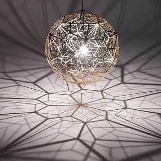 Люстра Etch Web Gold 67*67*67 см, 1*E27*60W, ImperiumLoft 40.019, Золотистый