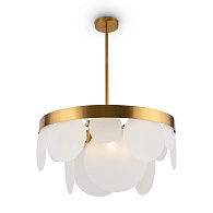 Светильник 60*69 см, 8*Е14, 15-20 м2 Freya FR5104PL-08BS3, латунь