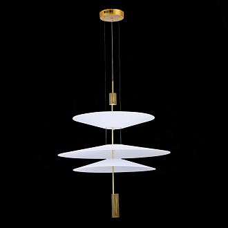 Люстра подвесная 68 см, 15W 3000K ST LUCE ISOLA SL6101.223.01 Золотистый