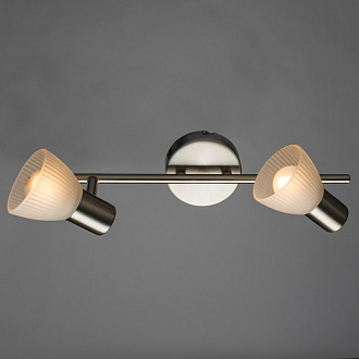Спот Arte Lamp A5062AP-2SS, матовое серебро