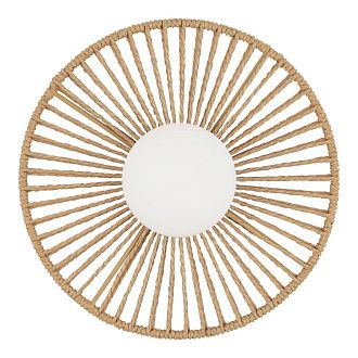 Настенный светильник 23 см, Evoluce Loom SLE6022-601-01, черный-ротанг