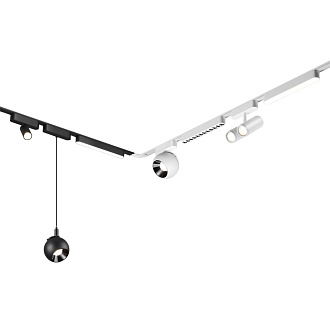 Трековый светильник для низковольтного шинопровода 11,5*4,2* см, LED 16W*3000 К, Novotech Shino Smal, белый, 359275