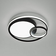 Потолочный светодиодный светильник с регулировкой яркости и цветовой температуры 50*8 см, 129W, 3300-4200-6500 К Eurosvet 90254/1 черный a057128