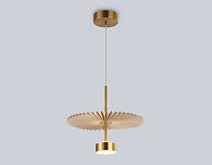 Подвесной светодиодный светильник **26-177 см, **W, 3000K, Ambrella Light High Light LH72603, латунь