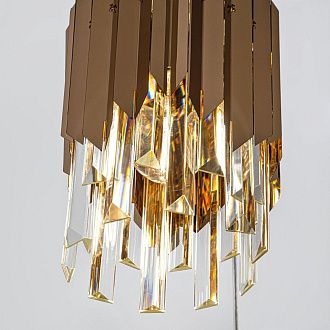 Подвесная люстра 75*20*130 см, Е 27 3x60W, Золото MODELUX ML.20208.3R GD