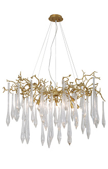 Люстра 100 см, Crystal Lux REINA SP8 D1000 GOLD PEARL Золото