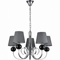 Подвесная люстра Vele Luce Percy VL1973L05 хром, диаметр 66 см