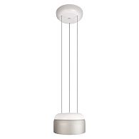 Подвесной светильник 17 см, 6W, 3000K, LOFT IT Totem 10466P Smoke matte, белый-дымчатый