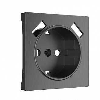 W1179504 Накладка для розетки USB, графит рифленый Werkel, 4690389158667
