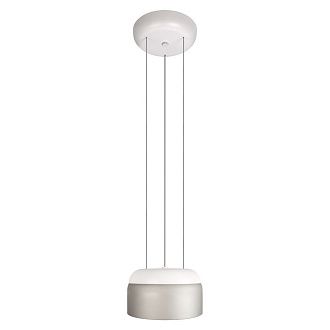 Подвесной светильник 17 см, 6W, 3000K, LOFT IT Totem 10466P Smoke matte, белый-дымчатый