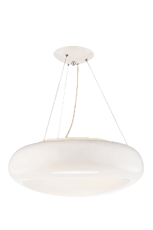 Люстра Ø500 x H150(1000), мм, Т5 22w 4200k, WHITE (Белый) Sfera Sveta 8001/L WHITE