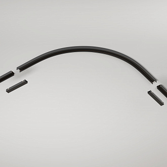 Коннектор 40*2*1,2 см, Maytoni Technical Magnetic track system Basity черный TRA172CL-R300-11B черный