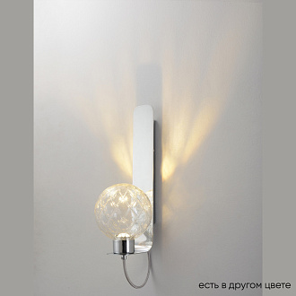 Бра 35 см, 5W, 3000K, Crystal Lux BELLA AP1 CHROME, хром