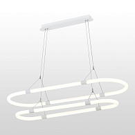 Линейно-подвесной светильник 108*39*50/140 см, 1*led*40+50W 4000K Lussole Bartow LSP-7268 белый