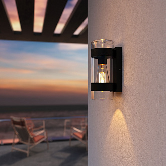 Светильник 24 см, Elektrostandard Falcon 35167/D, темно-коричневый