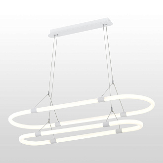 Линейно-подвесной светильник 108*39*50/140 см, 1*led*40+50W 4000K Lussole Bartow LSP-7268 белый
