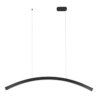 Подвесной светильник 122,5*8*200 см, LED, 20W, 4000К, ST-Luce HARMONY SL6232.413.01 черный