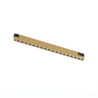Светильник на шине 30,3*1,14*2,57 см, *LED*10W, 3000K, Denkirs SHINE PRIME GRILL 3000К | ШАЙН ПРАЙМ ГРИЛЬ 3000К DK4771-SB, сатинированная латунь