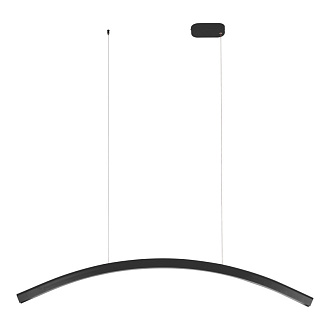 Подвесной светильник 122,5*8*200 см, LED, 20W, 4000К, ST-Luce HARMONY SL6232.413.01 черный