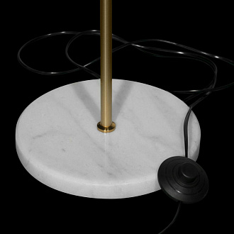 Торшер *27 см, 10*G9*5W, Loft It 10008F Grey Matisse, Золото, серый