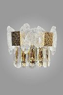 Бра 9380 LED 12W 3000K+6x40 Е14, H230MM*310MM / SP190ММ LED, 12W, 3000K, Alva Donna, Золото шампань