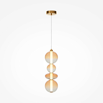 Подвесной светильник 20*20*387 см, LED, 36W, 3000К, Maytoni Futuro MOD307PL-L36BS3K латунный