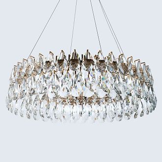 Подвесная люстра 80*80/100 см, LED 45W 3000-5500K MODELUX premium ML.6901.800P GD золото