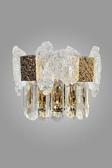 Бра 9380 LED 12W 3000K+6x40 Е14, H230MM*310MM / SP190ММ LED, 12W, 3000K, Alva Donna, Золото шампань