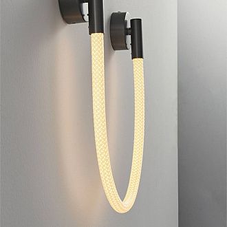 Бра 90*- см, 1*LED*18W, 3000K, Lightera Tura LE103W-93BB STAINLESS, Черный